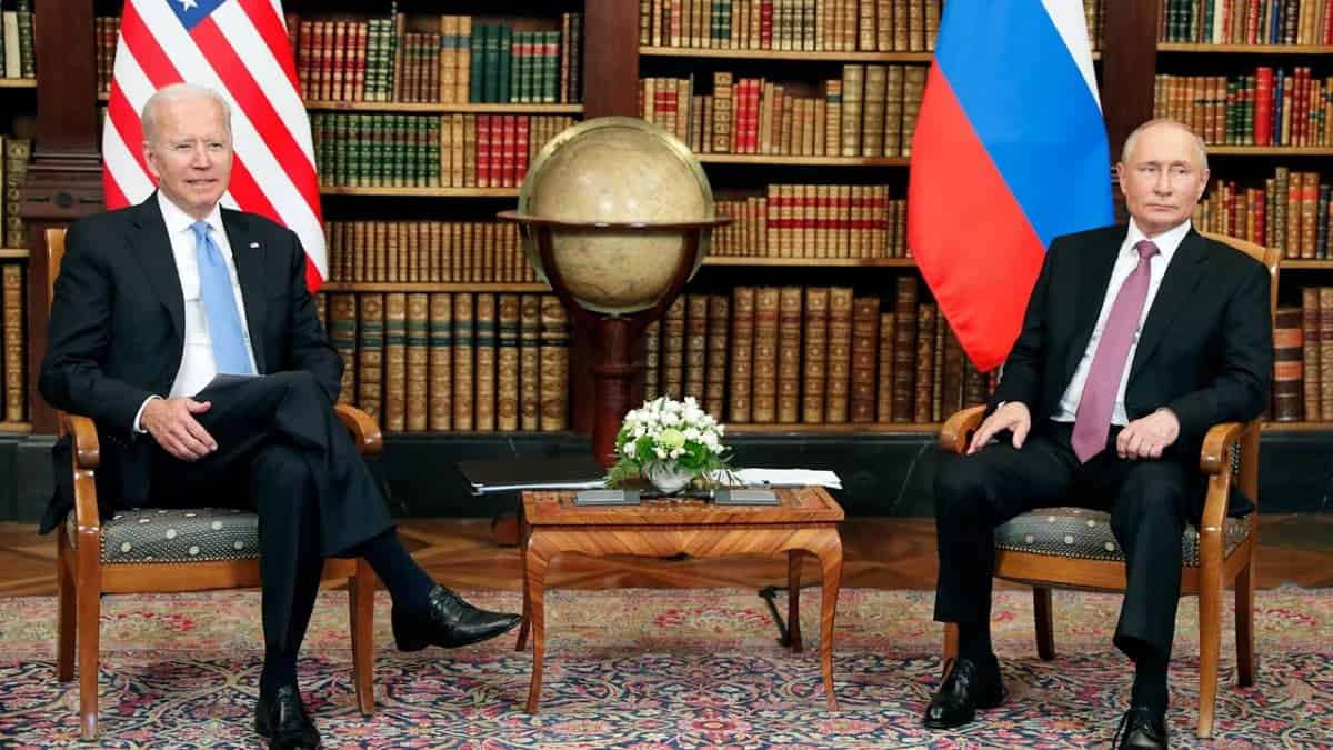 Joe Biden y Vladimir Putin