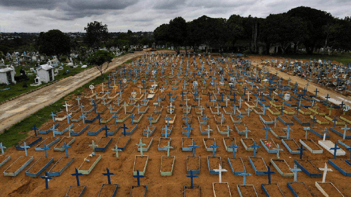 Brasil bate récord diario de muertos por covid-19 con 1.972 en las últimas 24 horas