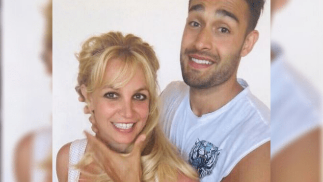 Sam Asghari junto a Britney Spears. Foto Instagram @britneyspears