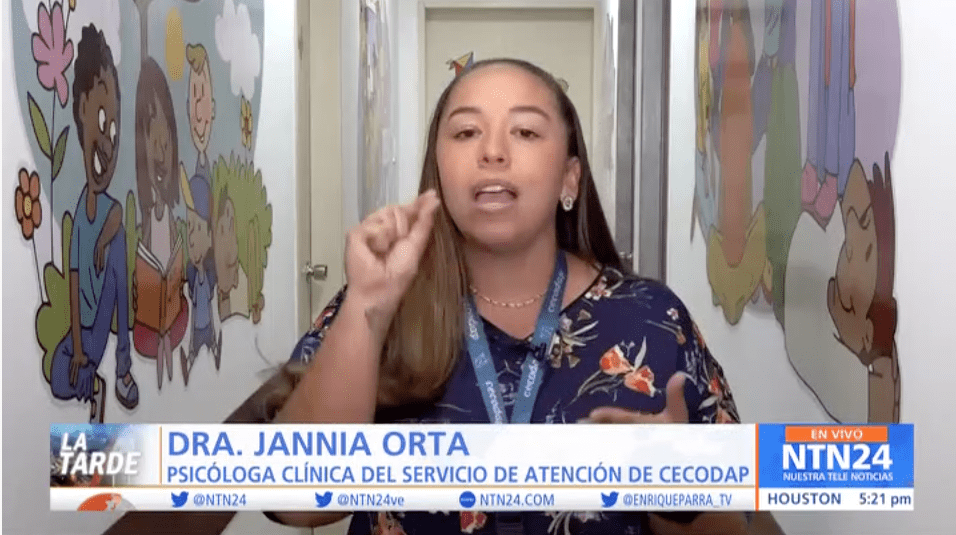 Dra. Jania Orta, psicóloga clínica de Cecodap