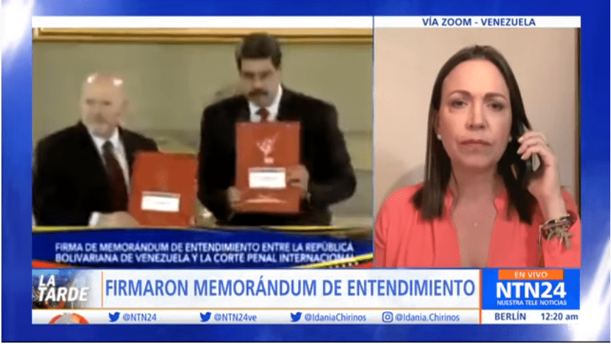 María Corina Machado | Foto: Captura