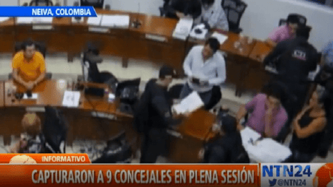 Capturados concejales en Neiva