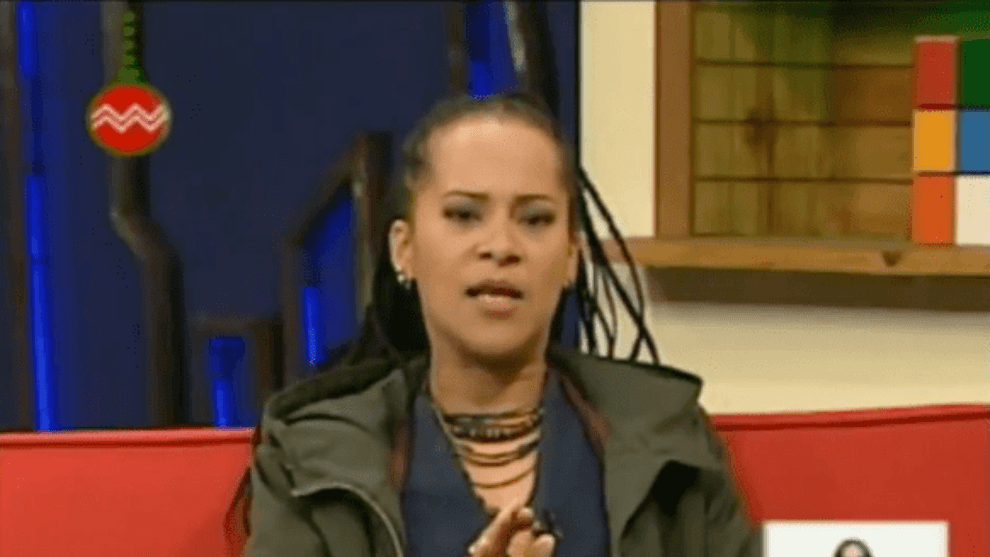 Conductora de programa oficialista