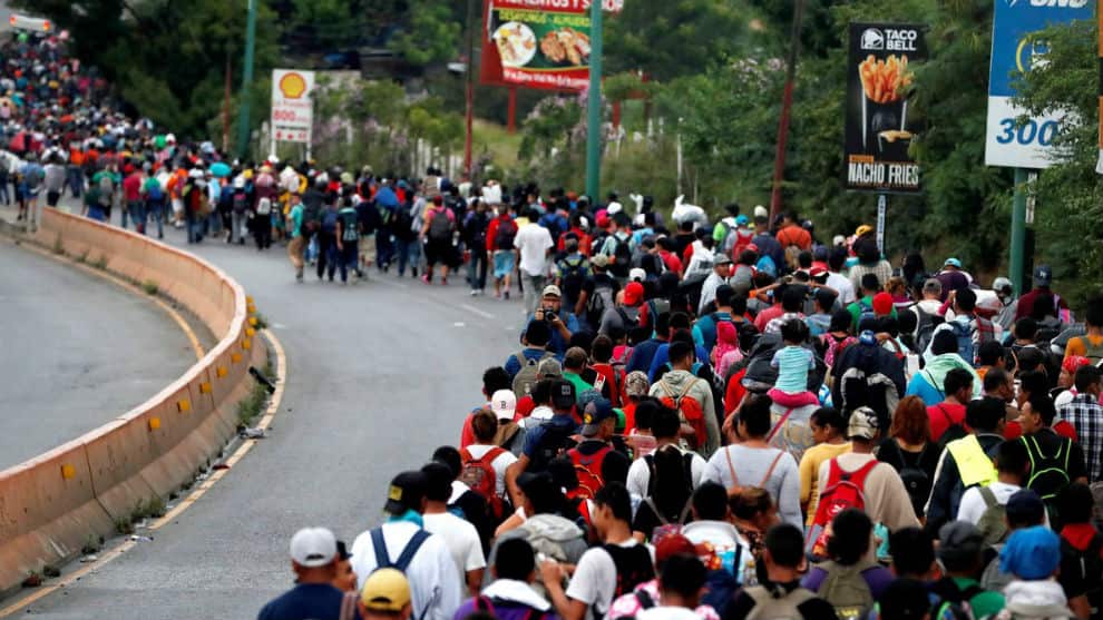 Trump aseguró que caravana de migrantes “no entrarán” a los Estados Unidos Caravana de migrantes