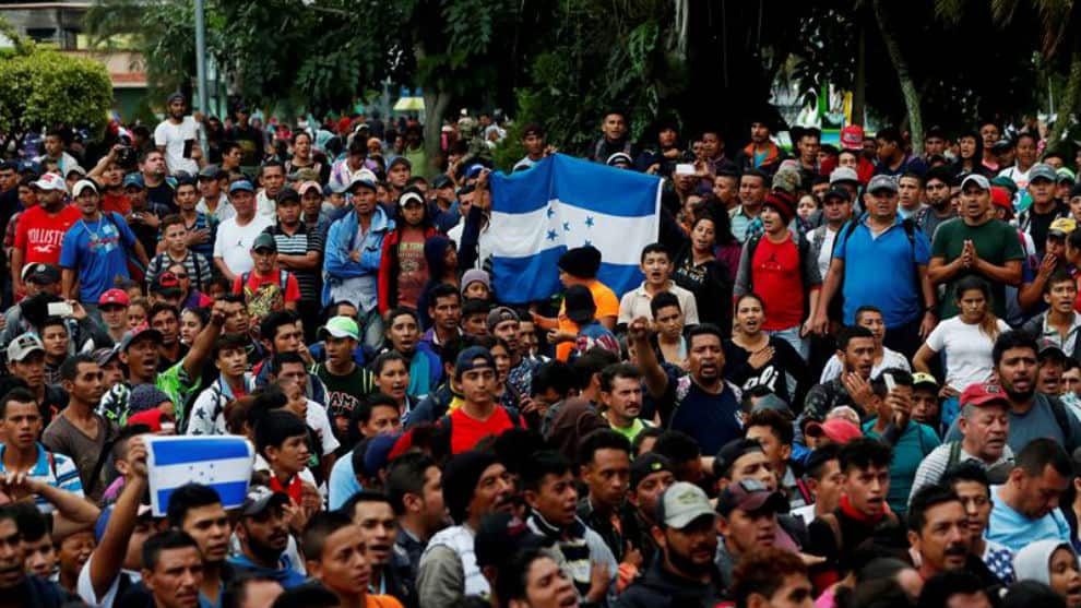 Caravana de hondureños a EE. UU.