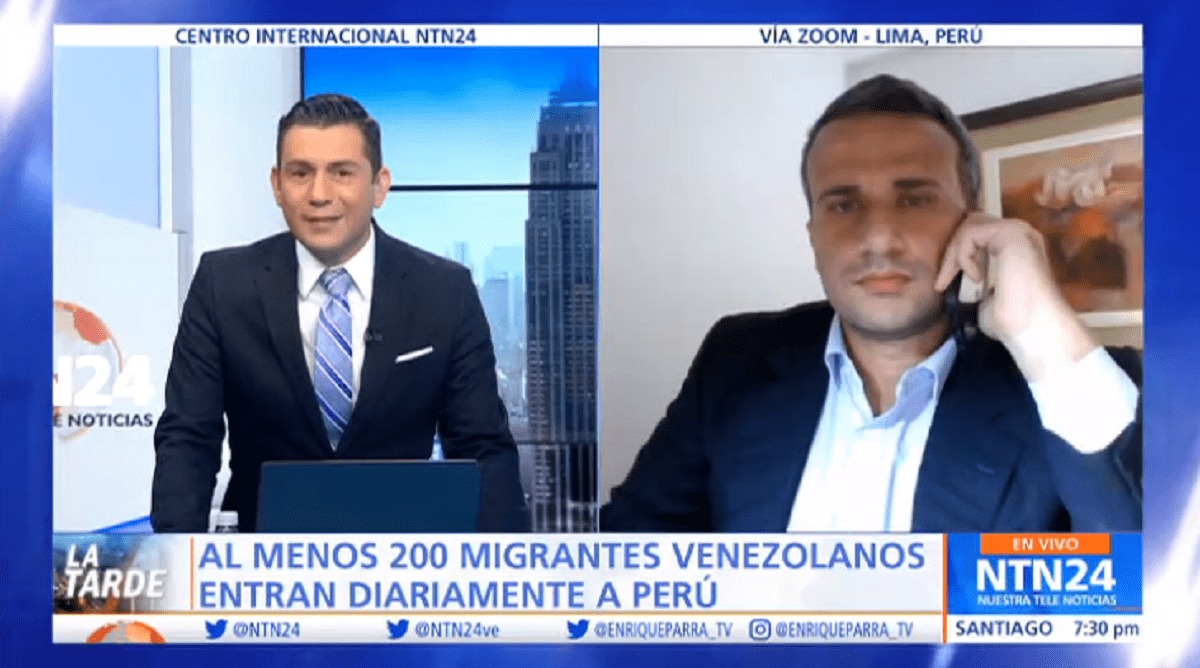 Carlos Scull, embajador de Venezuela en Perú / NTN24