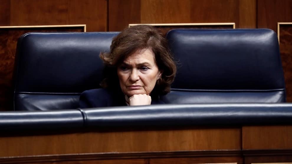 Vicepresidenta del gobierno español dio positivo al coronavirus