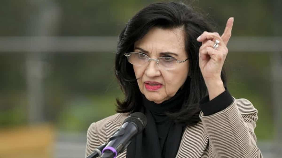 Claudia Blum, canciller de Colombia. Foto: AFP