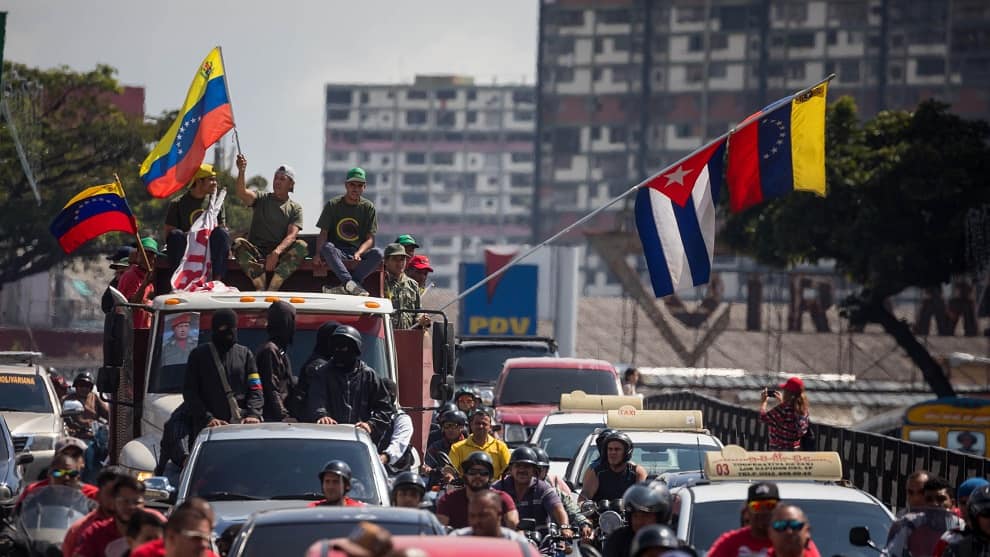 Marcha de colectivos/ Foto: EFE
