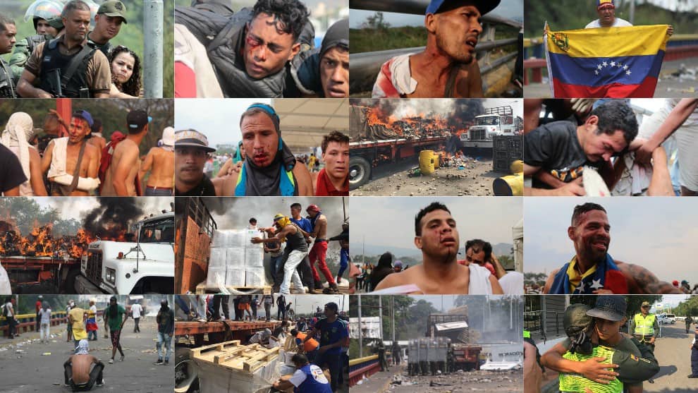 Ayuda humanitaria trata de ingresar a Venezuela