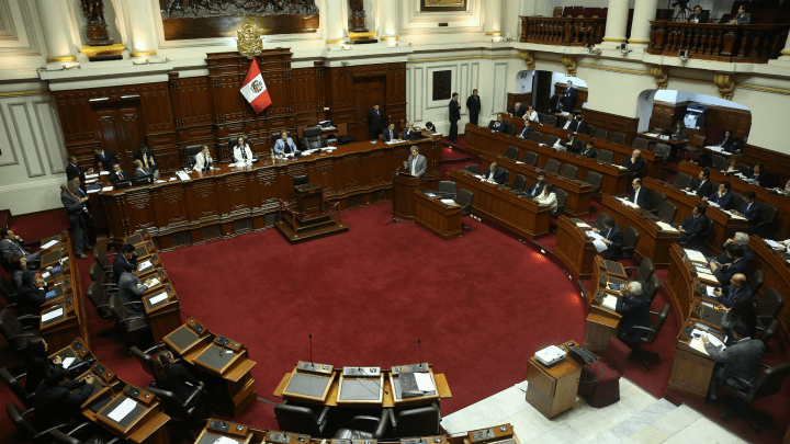 Congreso de Perú aceptó pedido del presidente para convocar pleno extraordinario Congreso de Perú