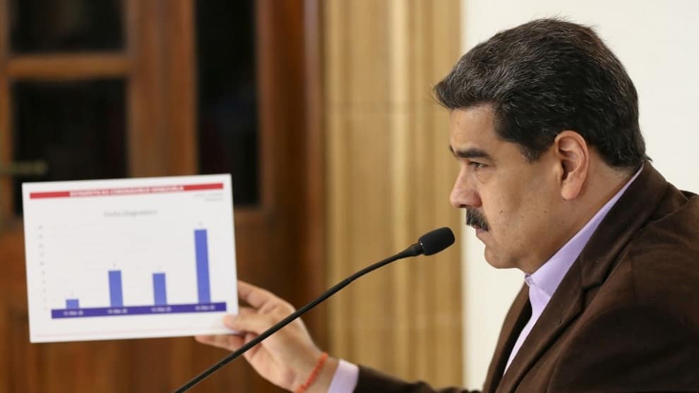 Maduro confirma otros siete casos de coronavirus en Venezuela