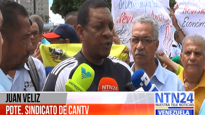 Trabajadores de Corpoelec/ Foto: NTN24 Venezuela