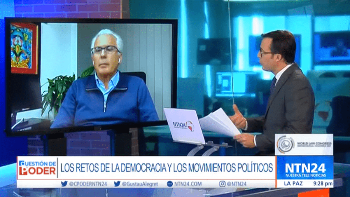 Baltasar Garzón participa en el Congreso Mundial de Derecho