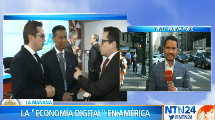 Expertos de varios países discuten sobre economía digital en New York.