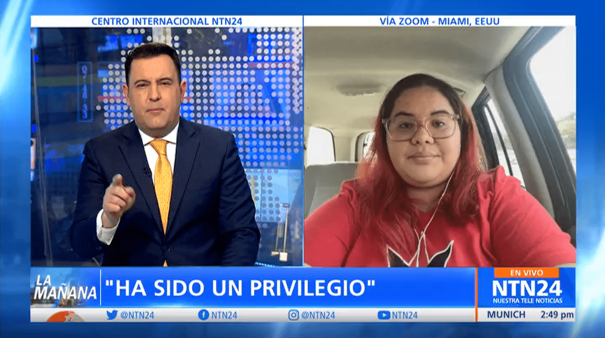 Cynthia Moreno, Coordinadora del comité de servicio de los amigos americanos (AFSC), conversó con el programa La Mañana de NTN24