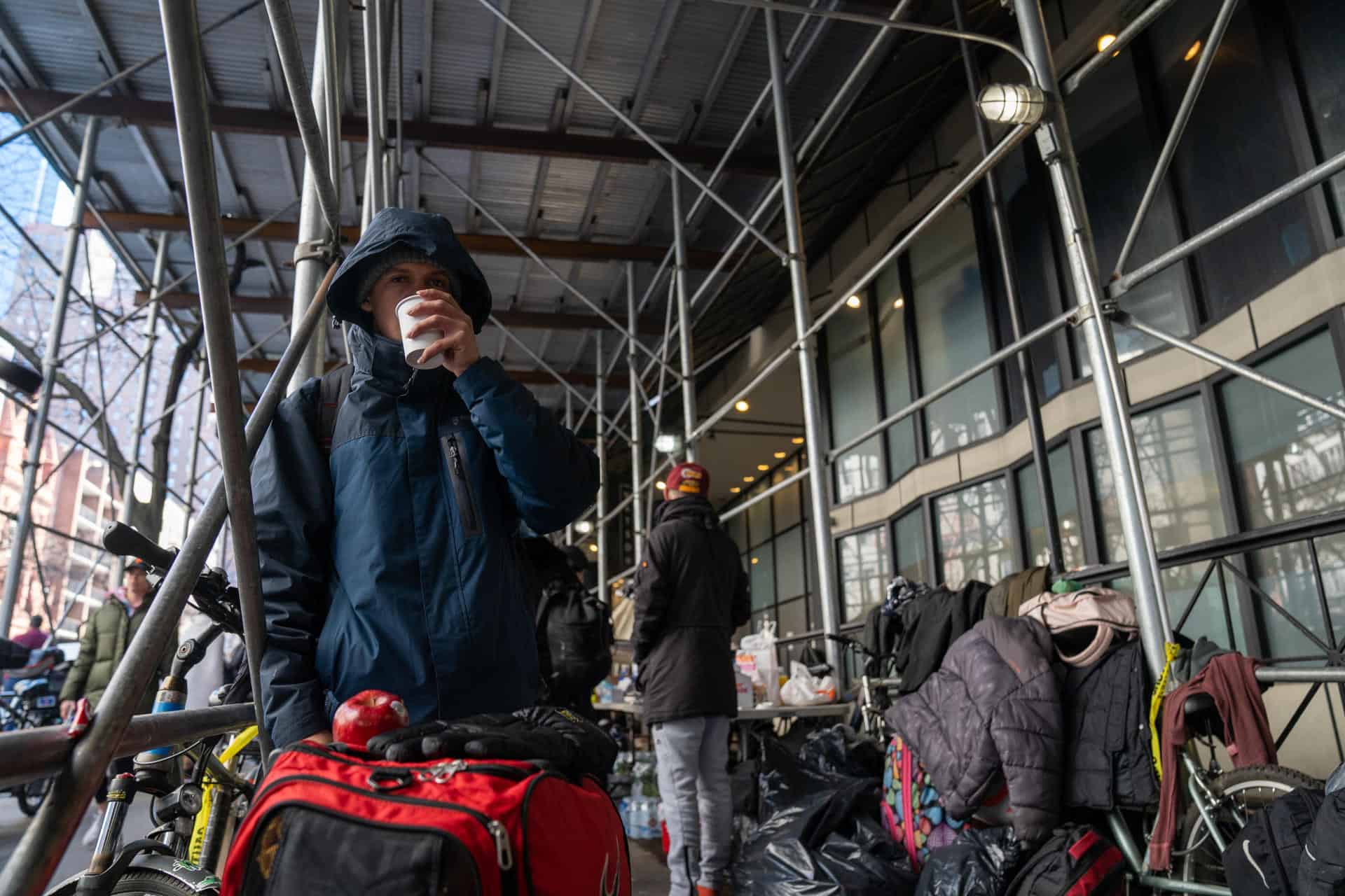 Nueva York: migrantes protestan por traslado a un nuevo refugio en Brooklyn