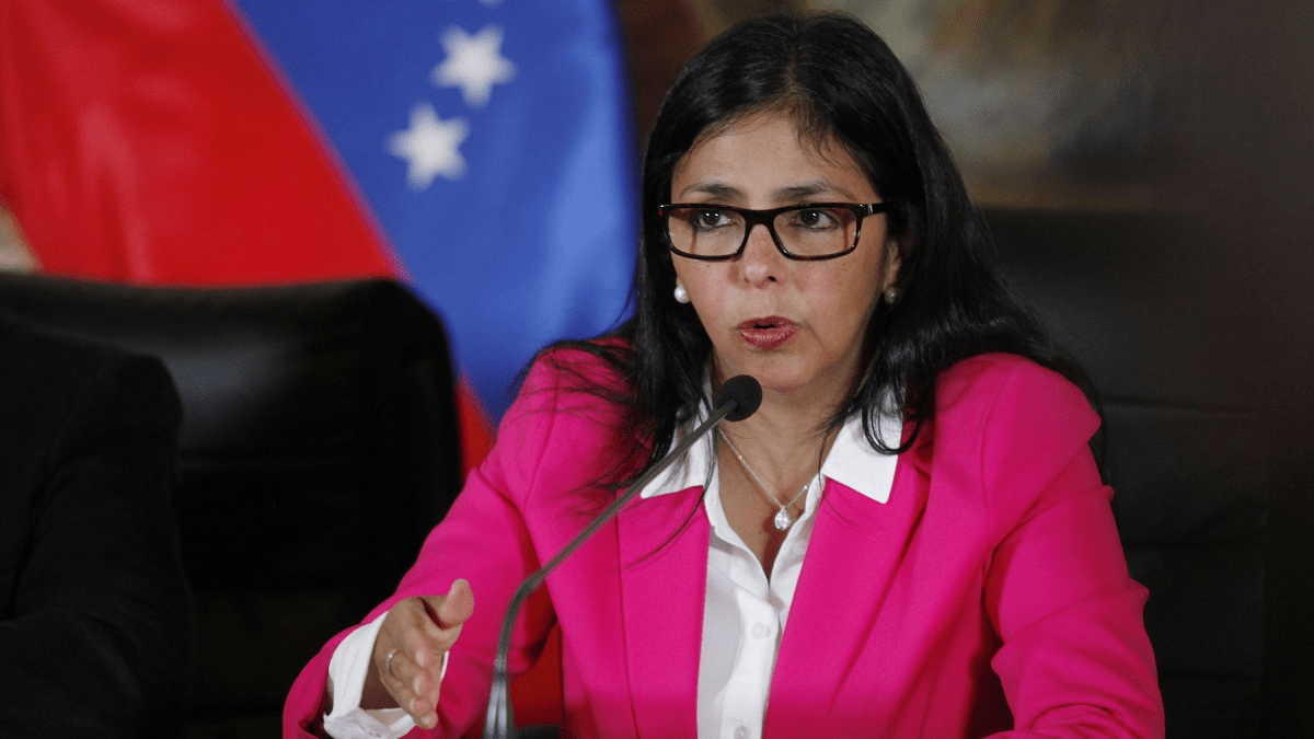 Delcy Rodríguez, vicepresidente del régimen chavista