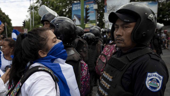 Denuncia contra la policía de Nicaragua
