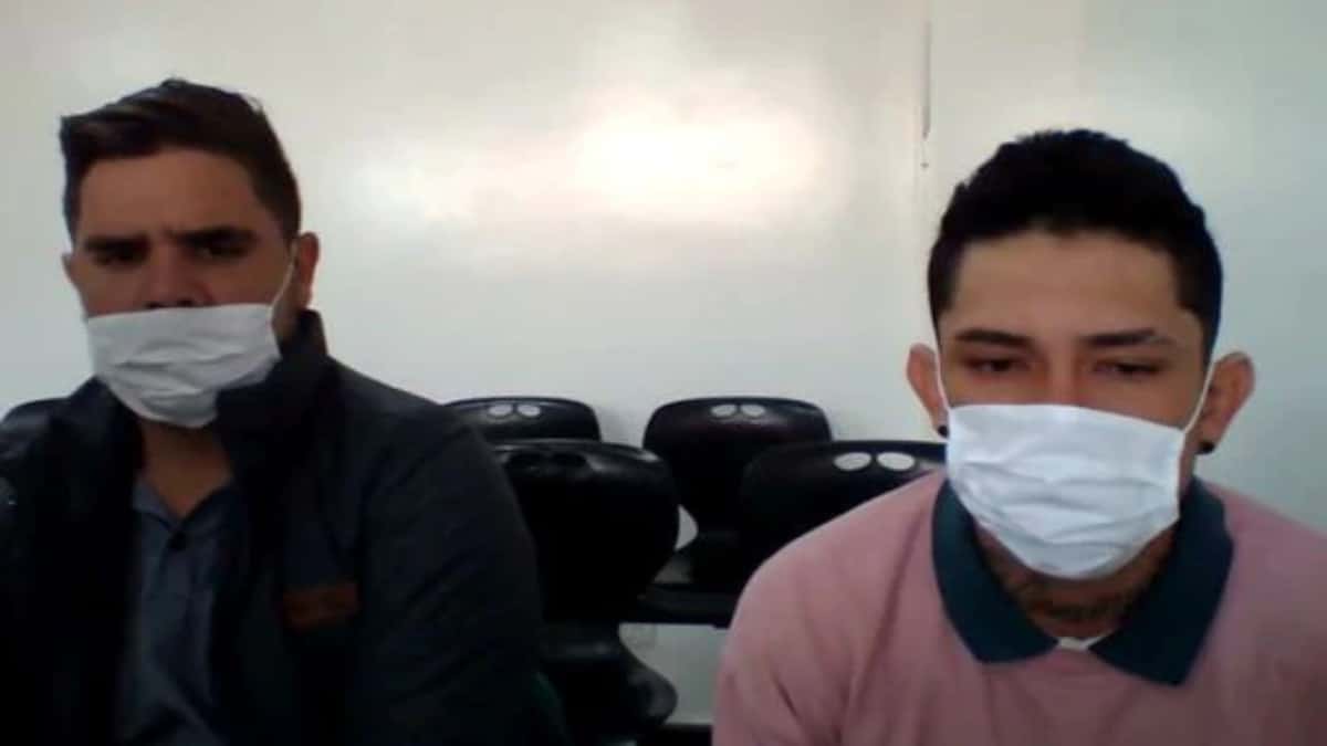 Ángel Rolando Colina Lugo y Javier Enrique Ramírez Gómez / Captura de video