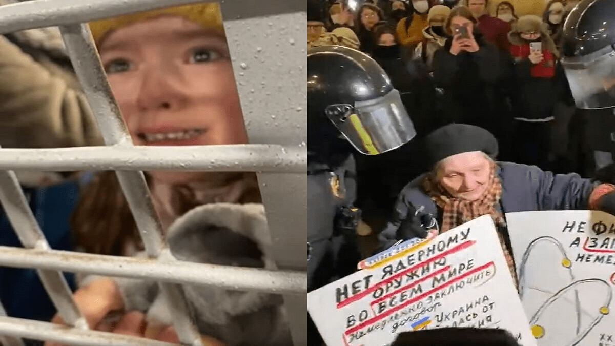 Detenidos en Rusia / Captura de video