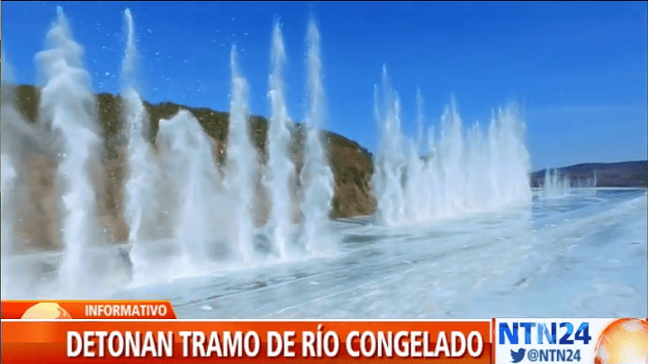 rio congelado NTN24