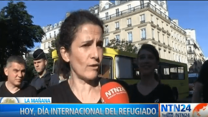 Día internacional de refugiado en Francia