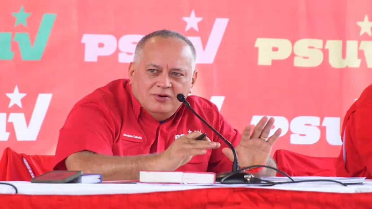Diosdado Cabello, número dos del chavismo. Foto: PSUV