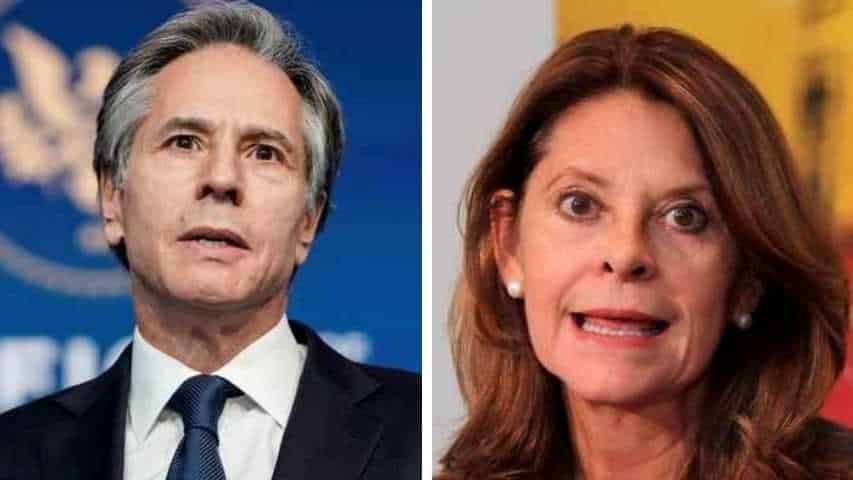 Antony Blinken y Marta Lucía Ramírez | Foto: Cortesía