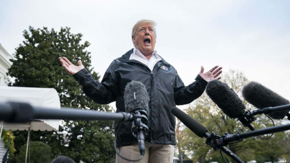 Donald Trump muro en la frontera