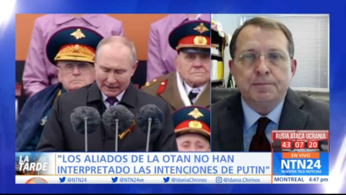 "Ningún país de Europa está en capacidad de protegerse si Putin pone todas sus fuerzas": Stephen Donehoo