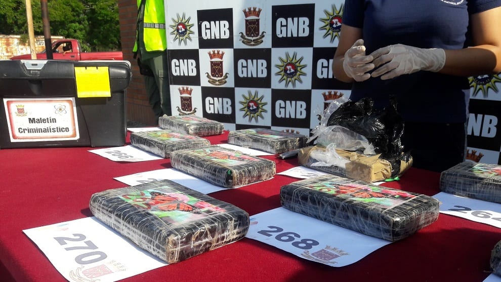 Drogas incautadas por la GNB/ Foto: AVN/ Referencia