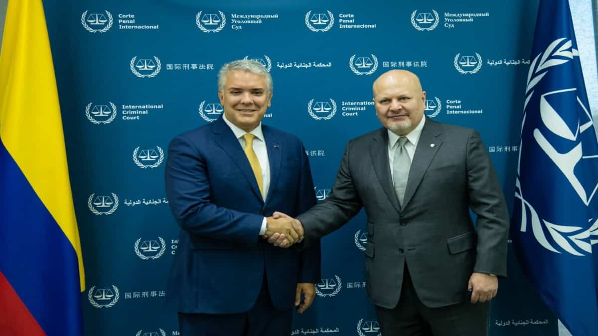 Iván Duque en La Haya / NTN24