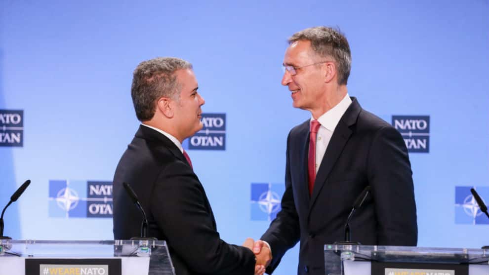 Presidente Iván Duque en la OTAN