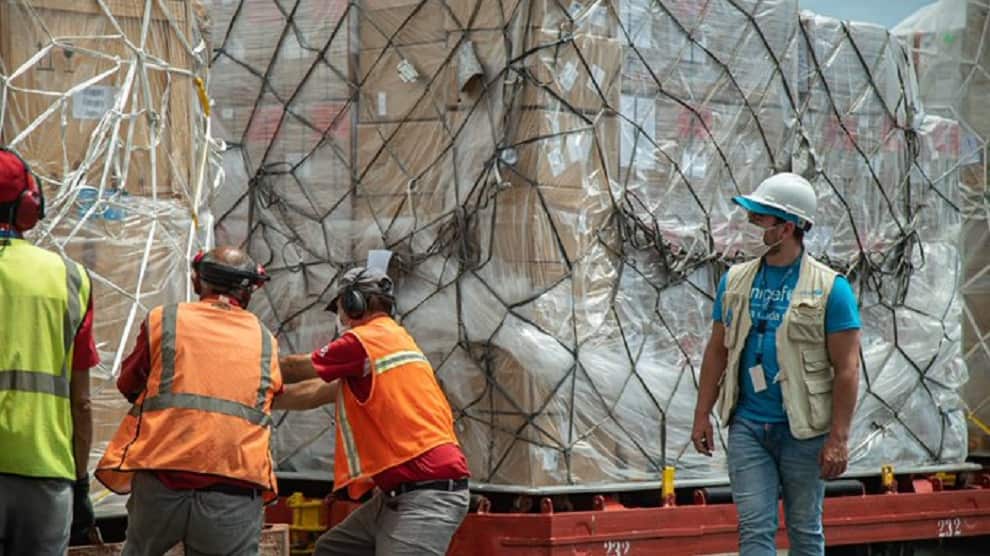 Unicef confirmó la entrega de 15 toneladas de ayuda humanitaria para Venezuela