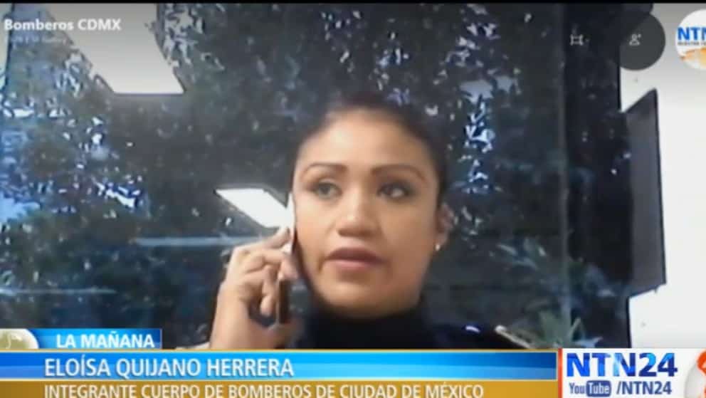 Mujer mexicana rescató a una bebé y la alimentó