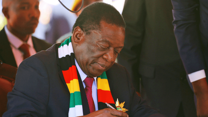 Emmerson Mnangagwa, presidente de Zimbabue