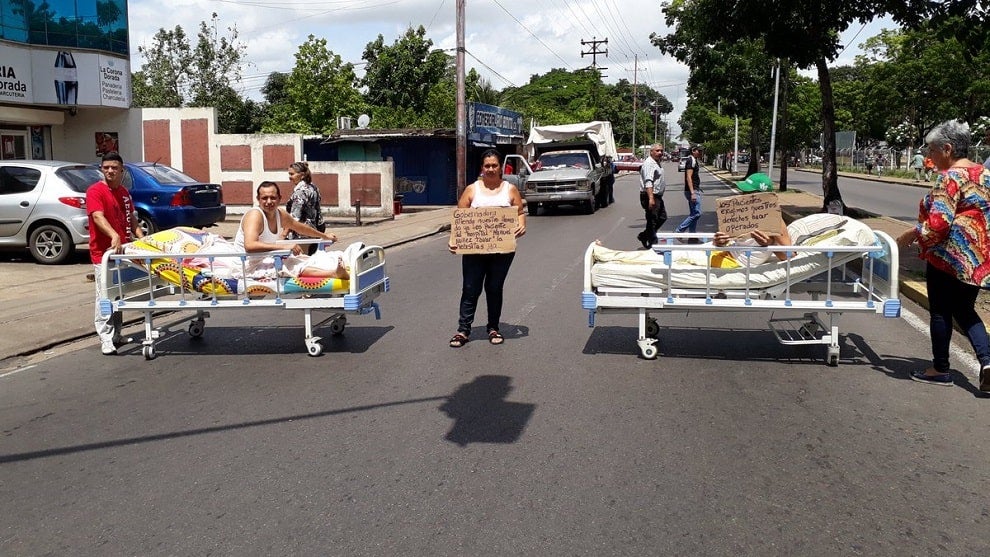 Enfermos en Maturín/ Foto: @mercedesradrian