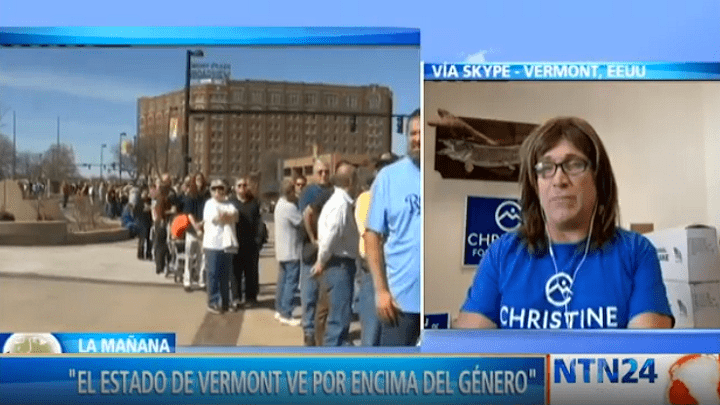 Christine Hallquist, candidata demócrata a la Gobernación de Vermont