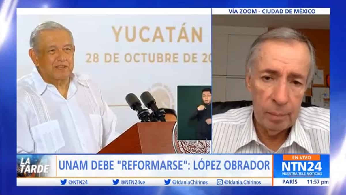Presidente de México asegura que la UNAM se "derechizó"