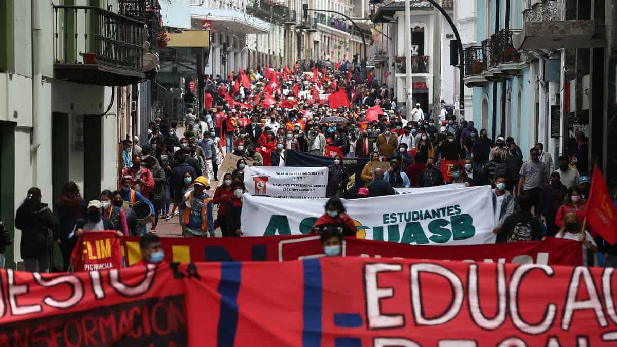 Protesta en Ecuador | Foto: Cortesía