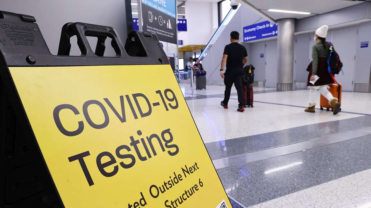 Test anticovid escasearon el pasado fin de semana en los Estados Unidos. Foto: AFP