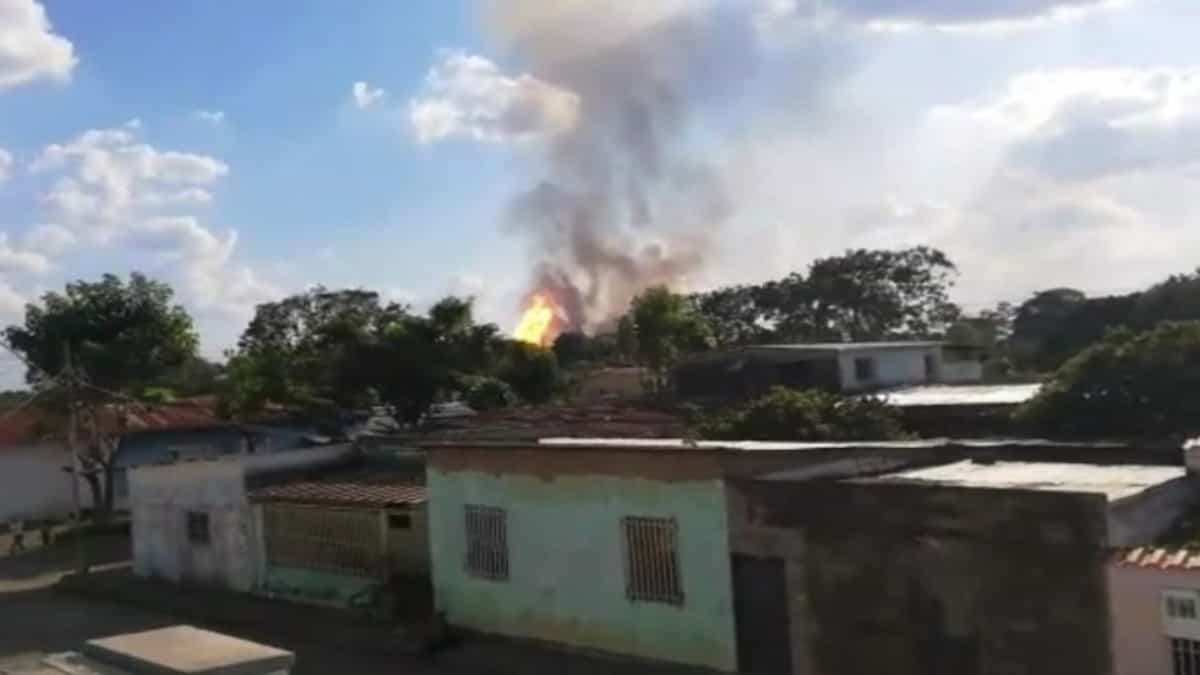 Explosión en planta de gas de Monagas