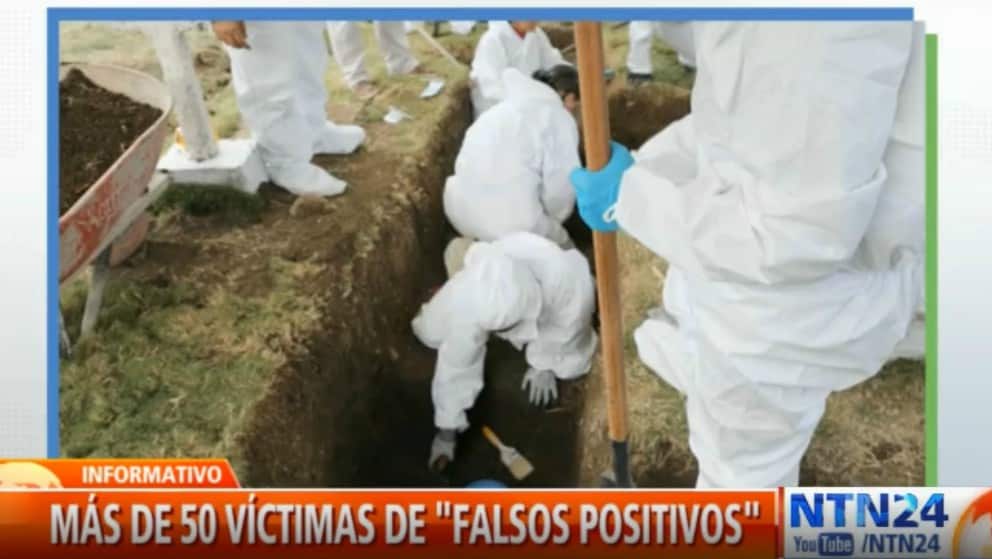 excava fosa clandestina que tendría al menos 50 cuerpos de víctimas de “falsos positivos”