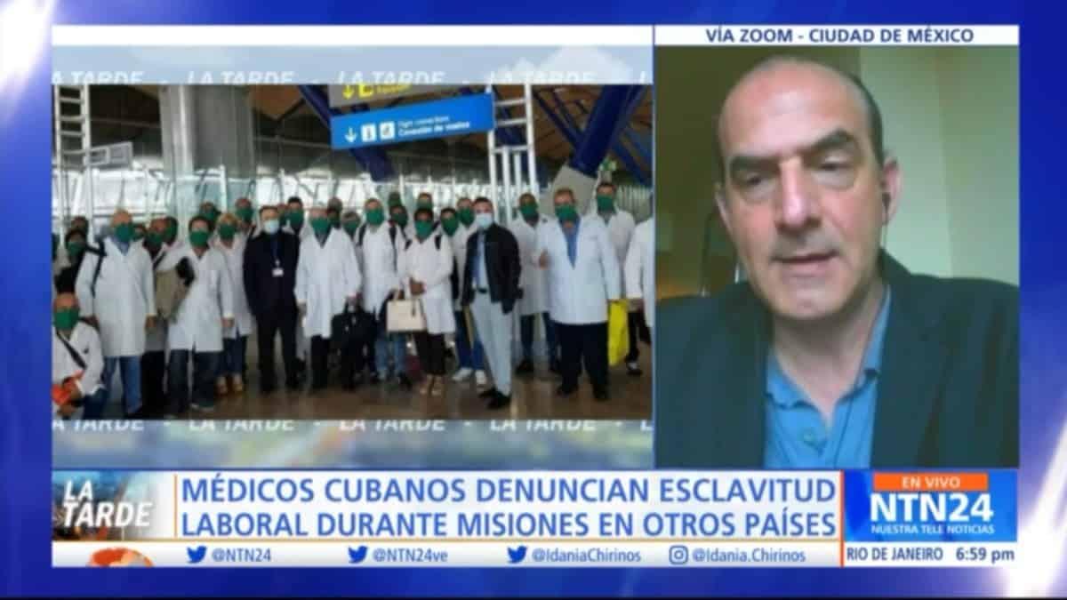 "Los médicos cubanos son obligados a tergiversar su trabajo": Javier Larrondo