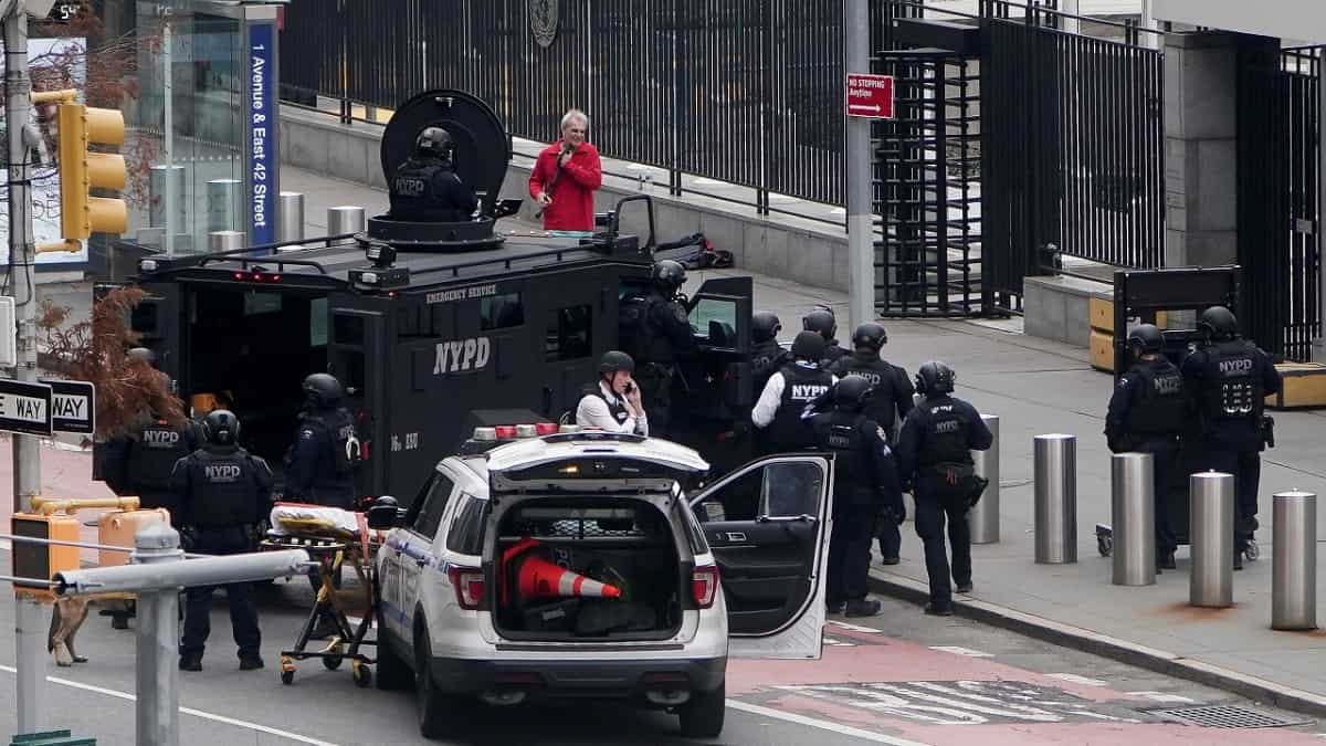 Hombre armado en la ONU