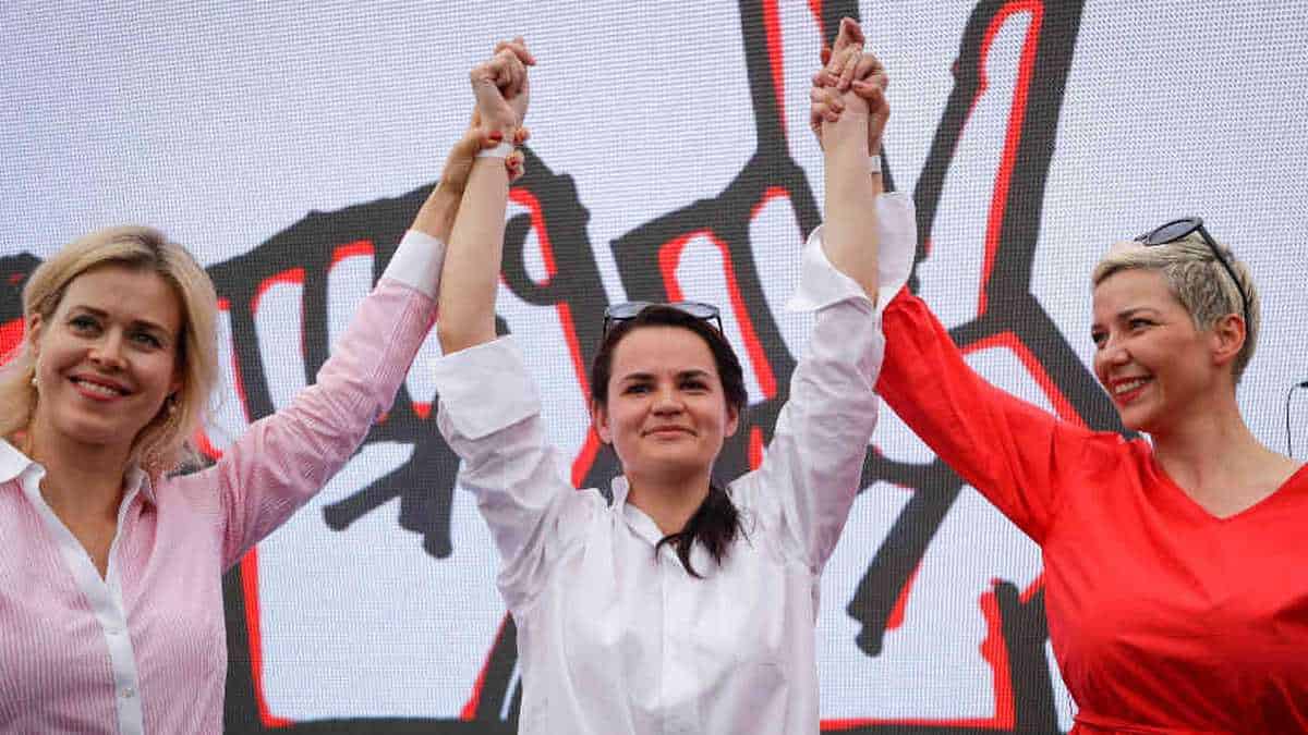 Opositoras bielorrusas