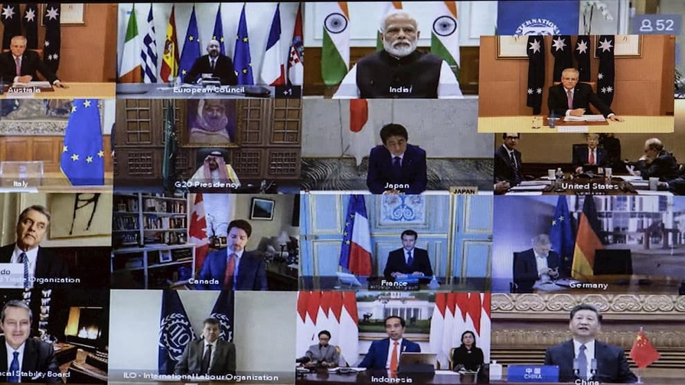 El G20 se reúne de manera virtual para abordar la reactivación económica en plena pandemia