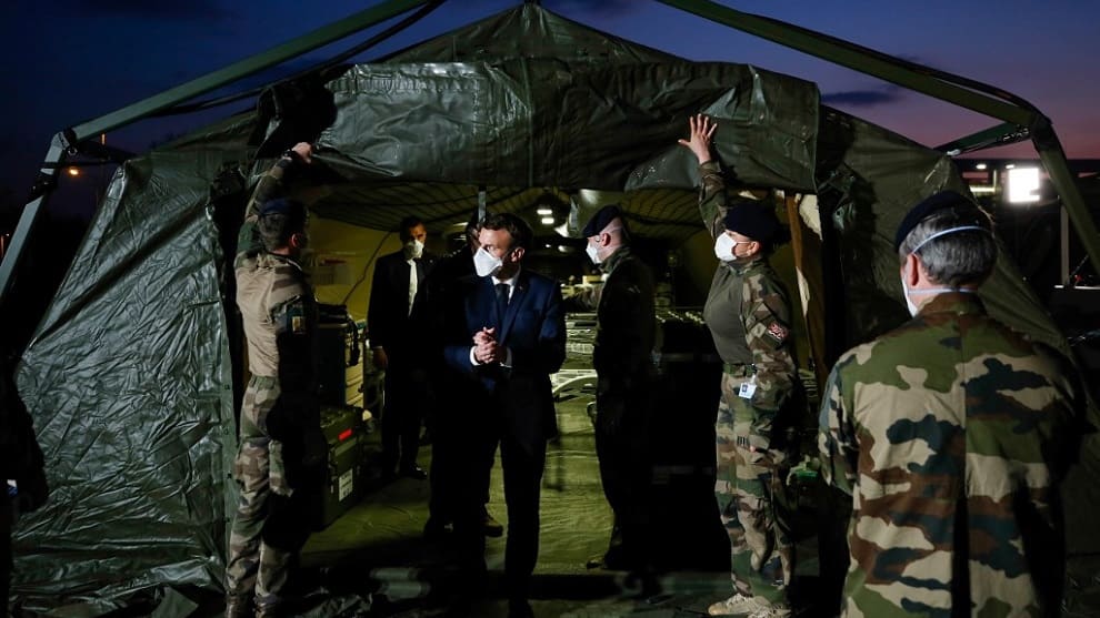 Francia moviliza al ejército para brindar apoyo ante el coronavirus