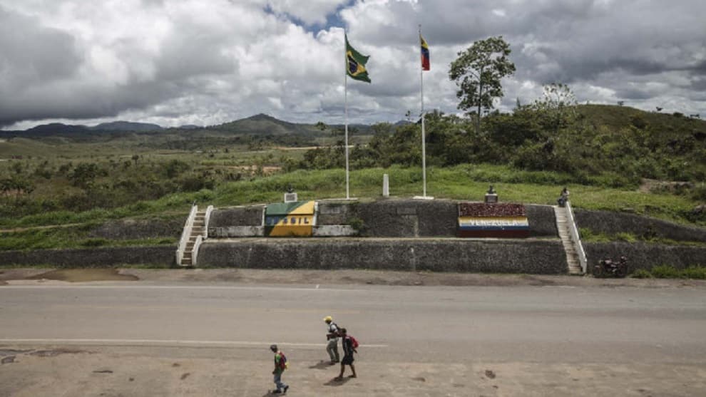 Frontera de Brasil y Venezuela/ Foto: EFE
